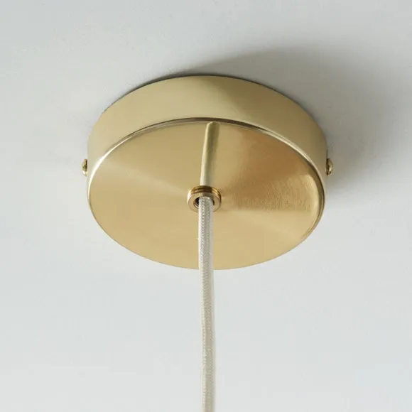 Dorma Henstone Ribbed Adjustable Pendant Light 4
