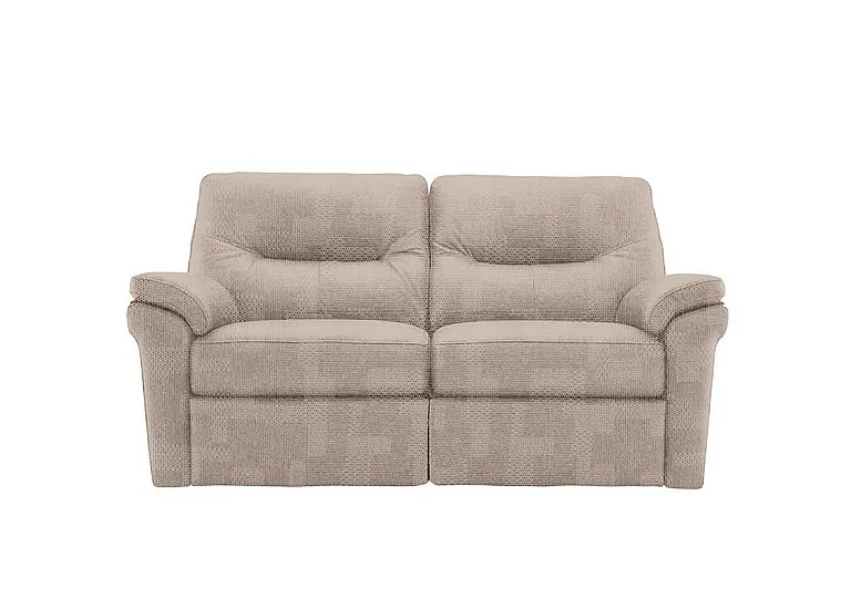 Seattle 2 Seater Fabric Power Recliner Sofa with Power Lumbar and Heated Seats - Faro Mist