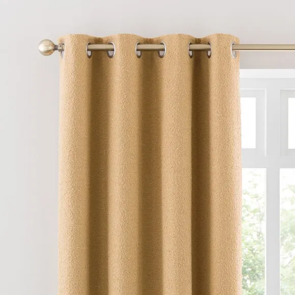 Churchgate Woodhouse Boucle Eyelet Curtains (Blackout Available) 1