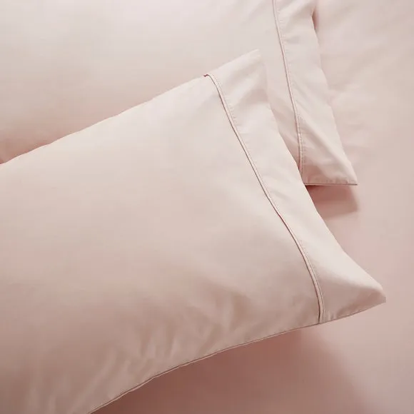 Dorma Crisp & Fresh 400 Thread Count Egyptian Cotton Percale Standard Pillowcase 2