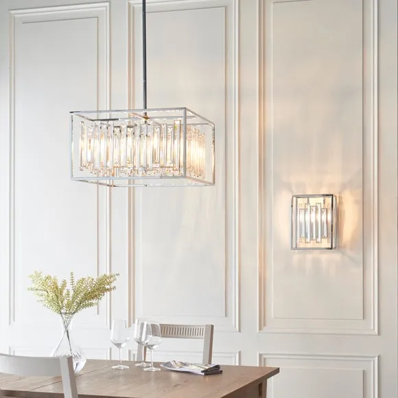 Vogue Crystal Juneau 6 Light Ceiling Light 6