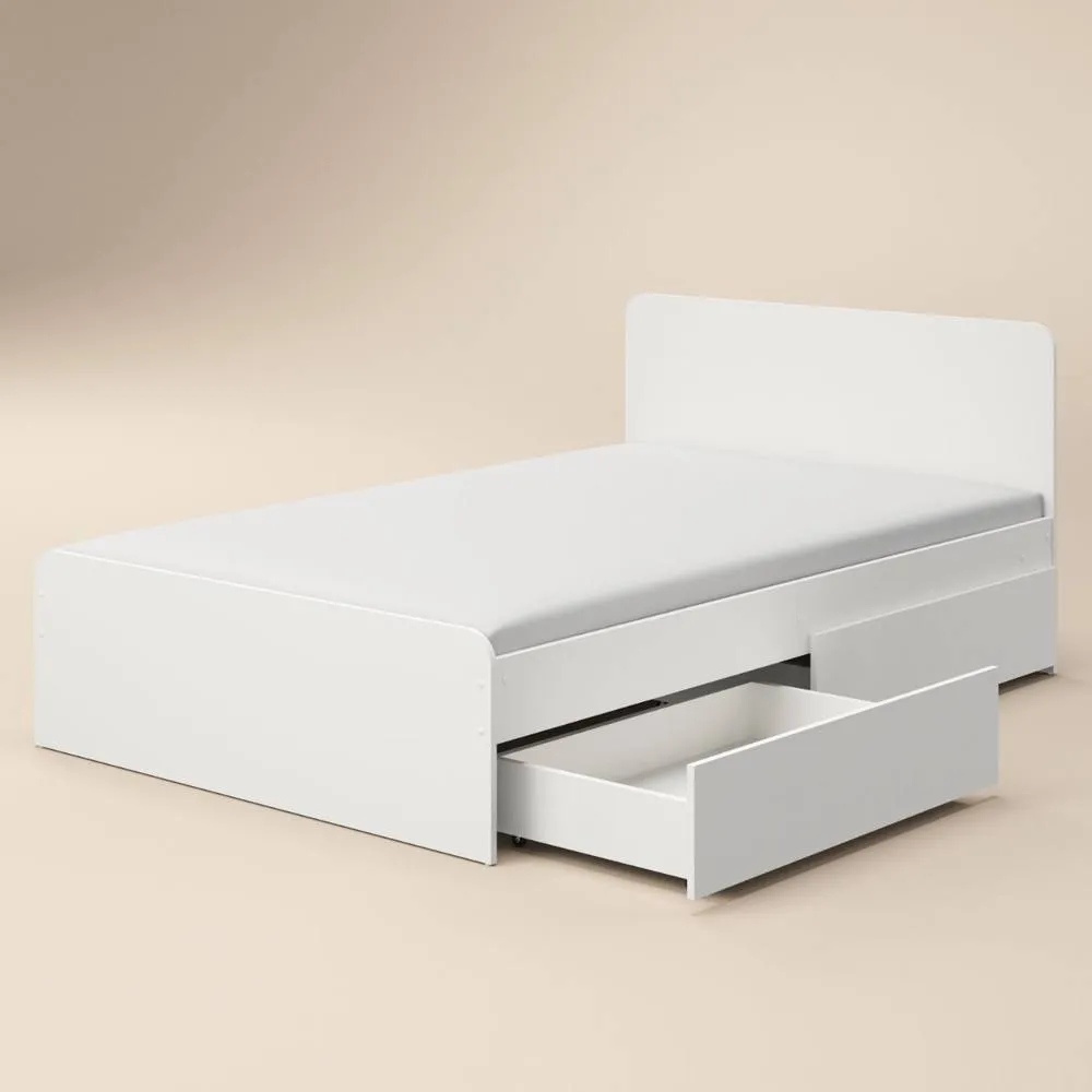 Flair Wizard Small Double Bed Frame in White 5