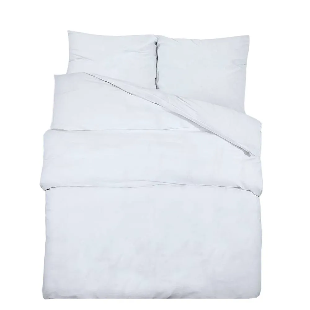 Berkfield Home Duvet Cover Set White 140x200 cm Light-weight Microfiber