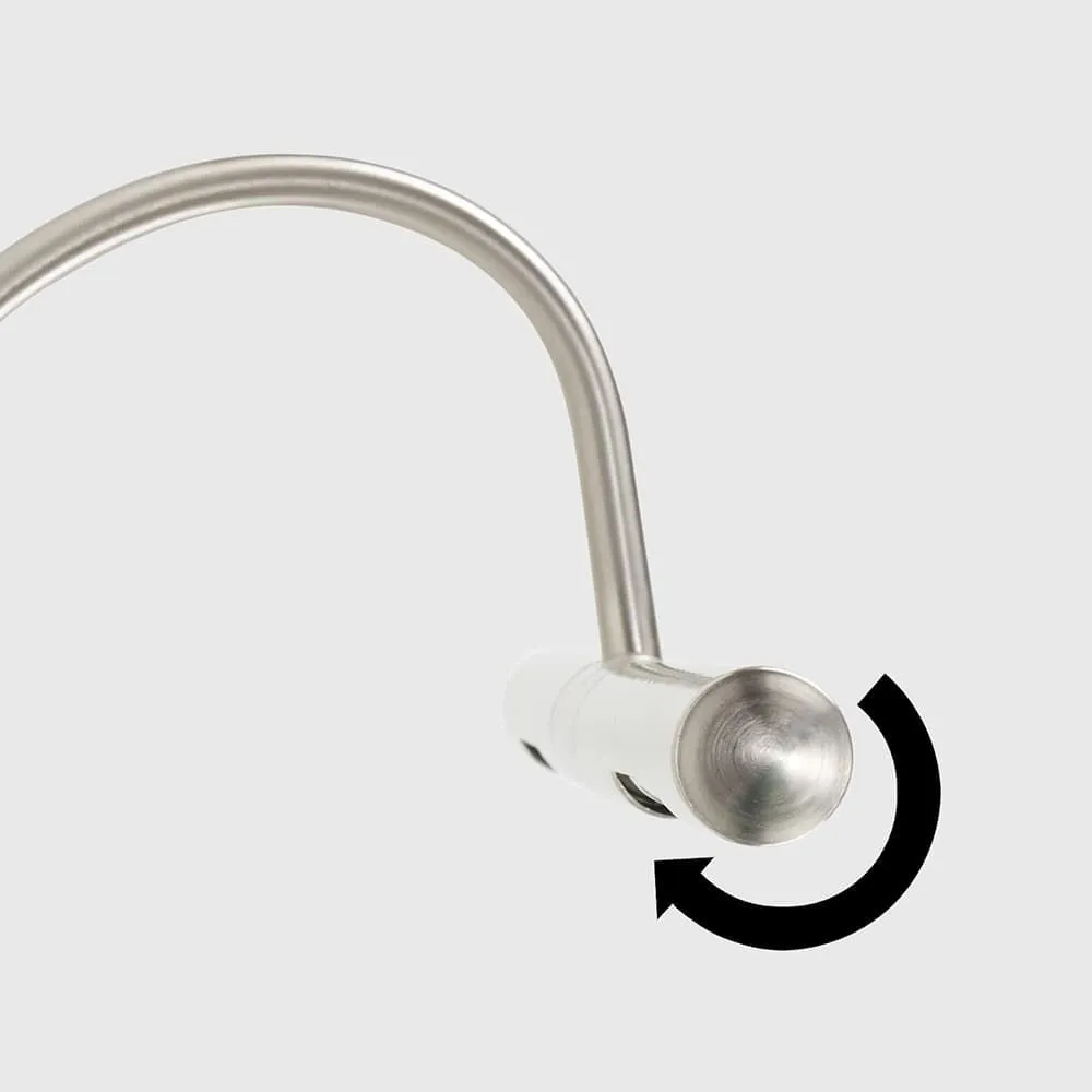 ValueLights Capri Pair Brushed Chrome Adjustable Twin Bulb Picture Wired Wall Lights in Metallic Silver 5