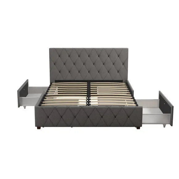 Cosmo Living Elizabeth Bed Frame, Linen 6