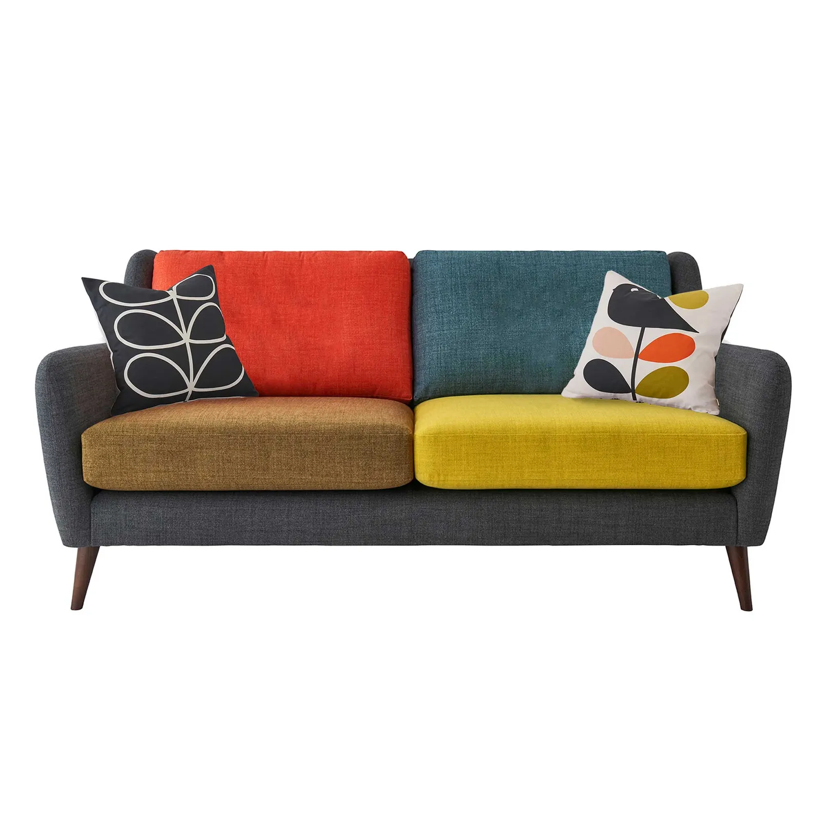 Orla Kiely Fern Large Sofa, Liffey Multi