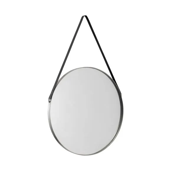 Opera Round Pewter Wall Mirror 3