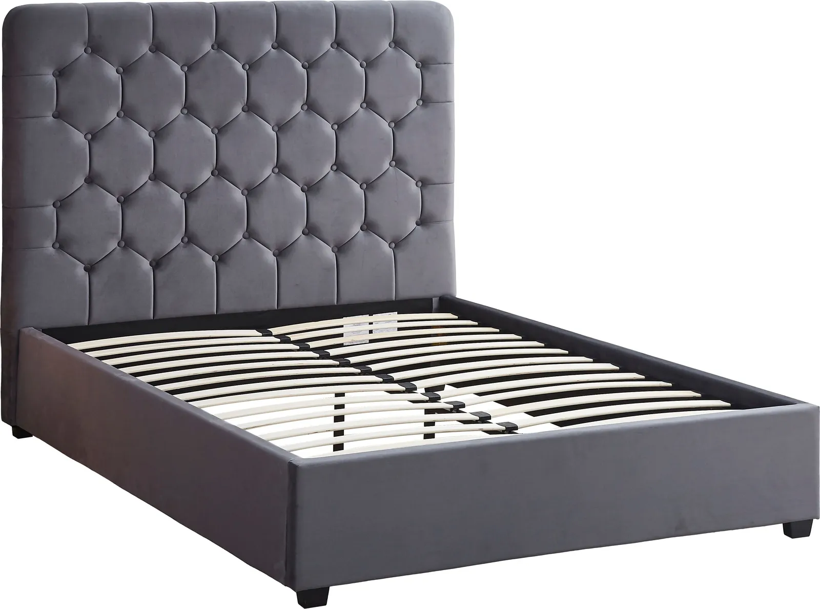 Seconique Madison 4'6" Bed (Double) in Grey 2