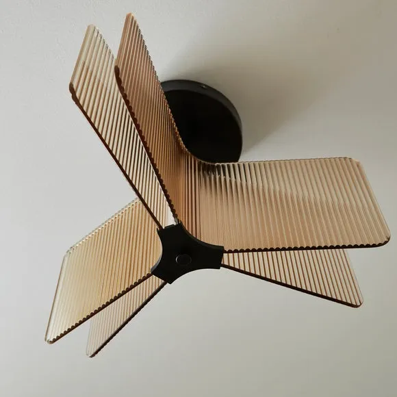 Milan Ribbed LED Ceiling Light 3