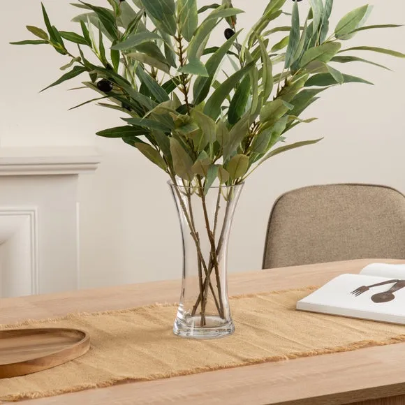 Hourglass Glass Vase