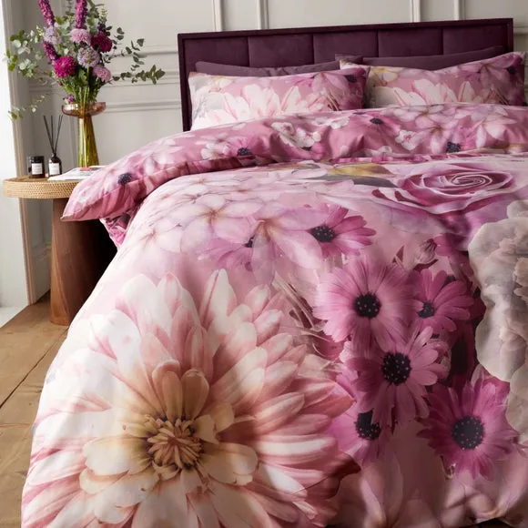 RHS x Catherine Lansfield Rosemoor Floral Duvet Cover & Pillowcase Set 4