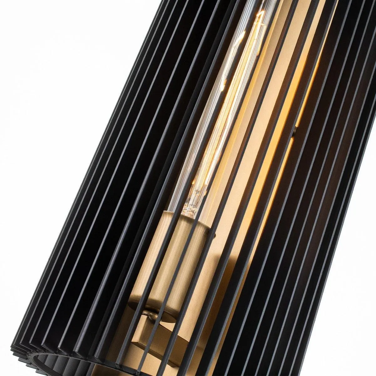 Netlighting Kichler Linara Wall Lamp Black & Natural Brass 3