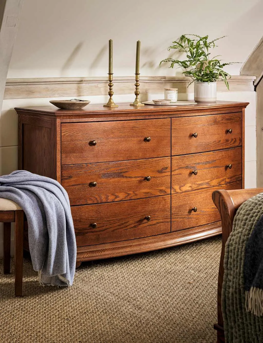 Cotswold Company Winchcombe 6 Drawer Chest Dark Brown