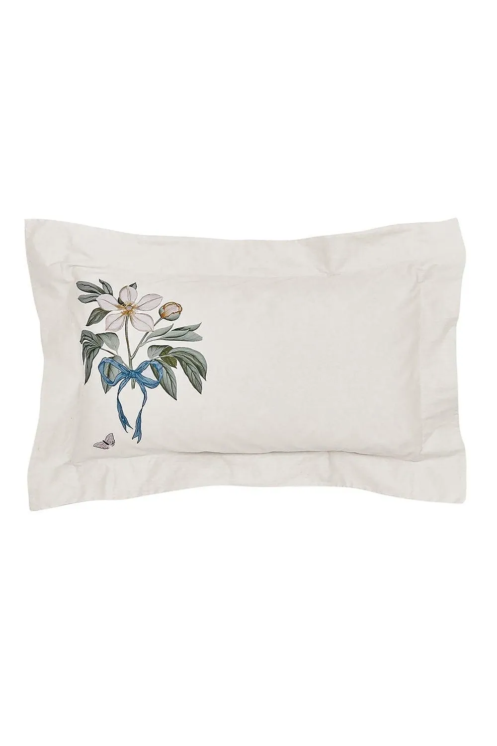 Sanderson 'Cupids Beau' Cotton Sateen Duvet Cover Set in White 3
