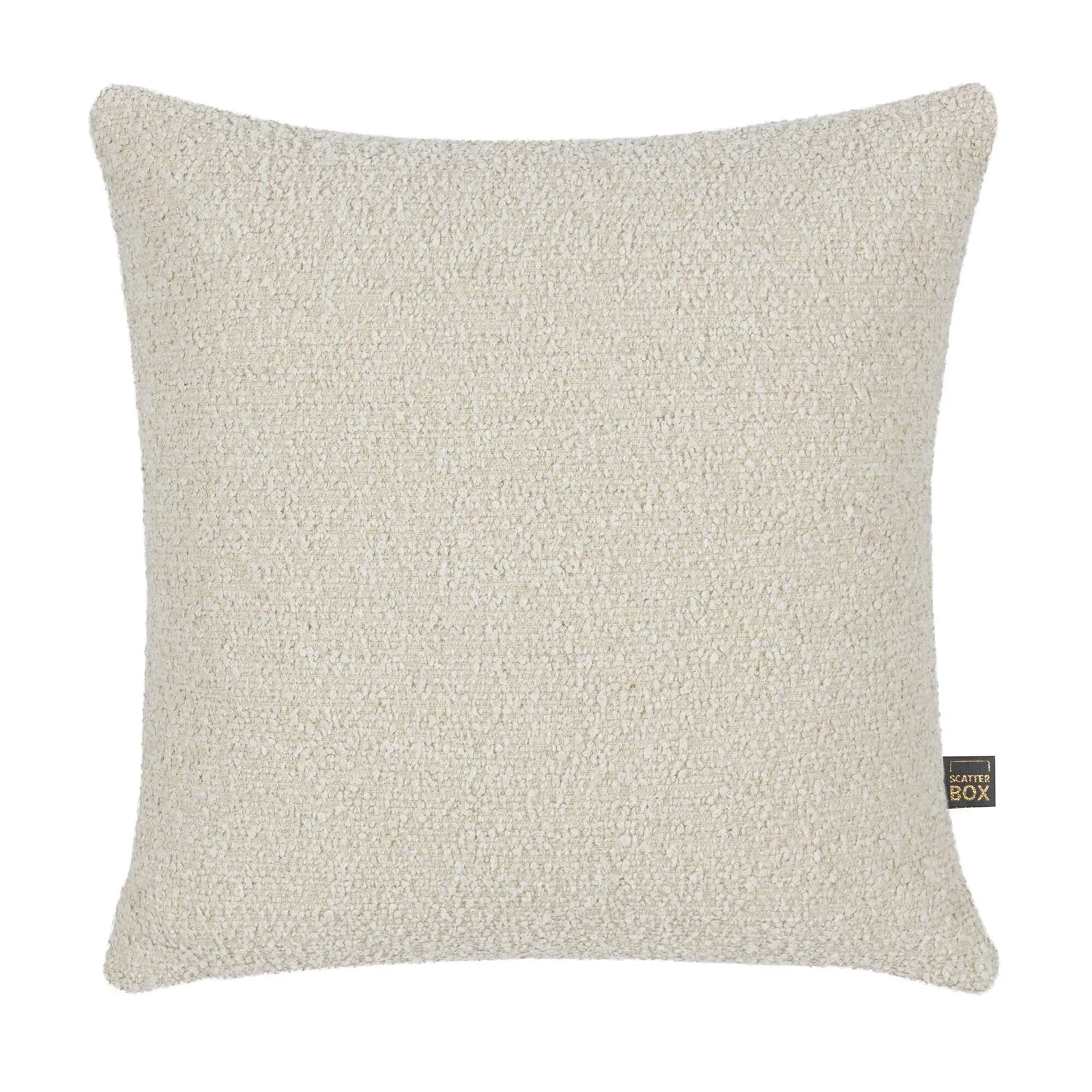 Boucle Cream Outdoor Cushion, Square | Barker & Stonehouse