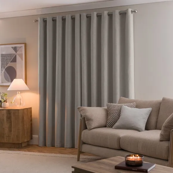 Calista Eyelet Curtains (Blackout Available) 4