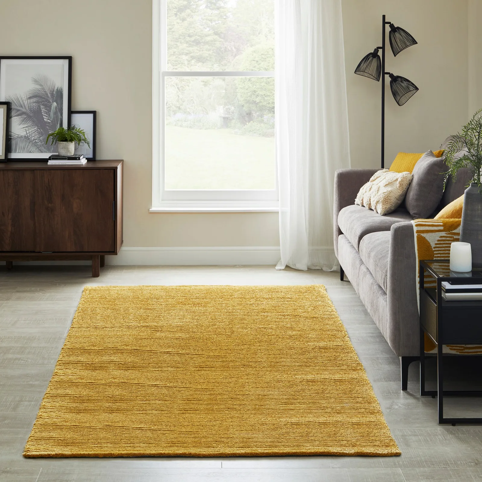 Cord Rug Yellow