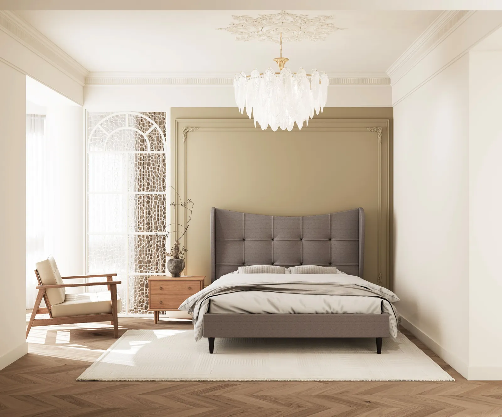 Seconique Verona 4'6" (Double) Bed in Brown 2