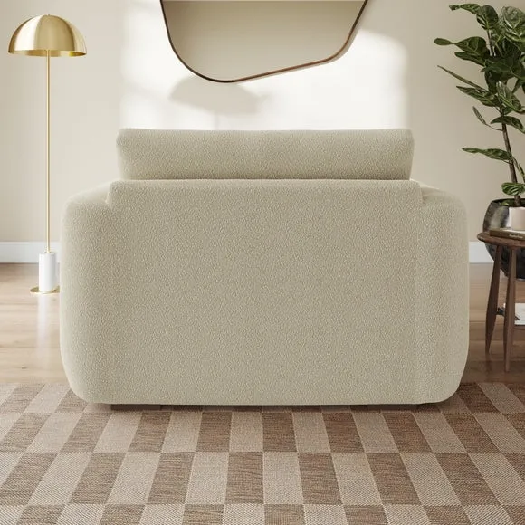 Luca Tonal Boucle Snuggle Chair 3
