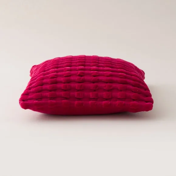 Velvet Looped Square Cushion 4
