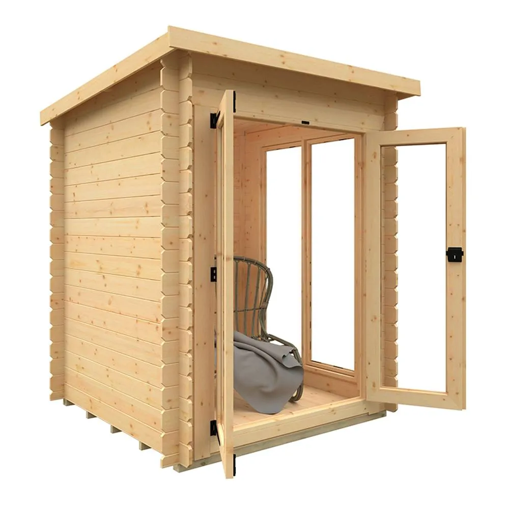 Buttercup Farm 6x6 Astoria 19mm Flex - L175 x W175 x H217 cm in Natural