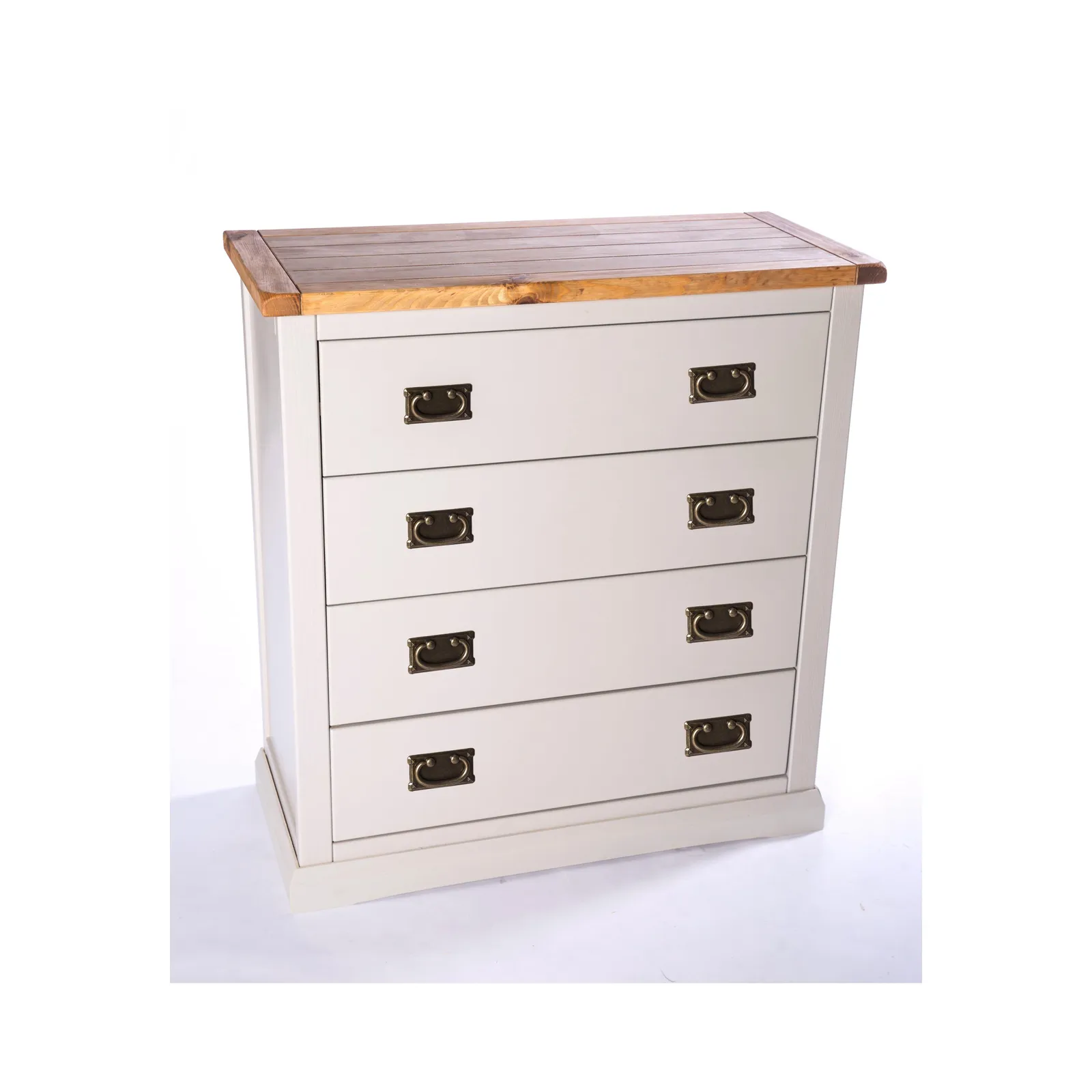Cabinet Bits Loreo 4 Drawer Chest of Drawers Bras Drop Handle in Light Grey 3