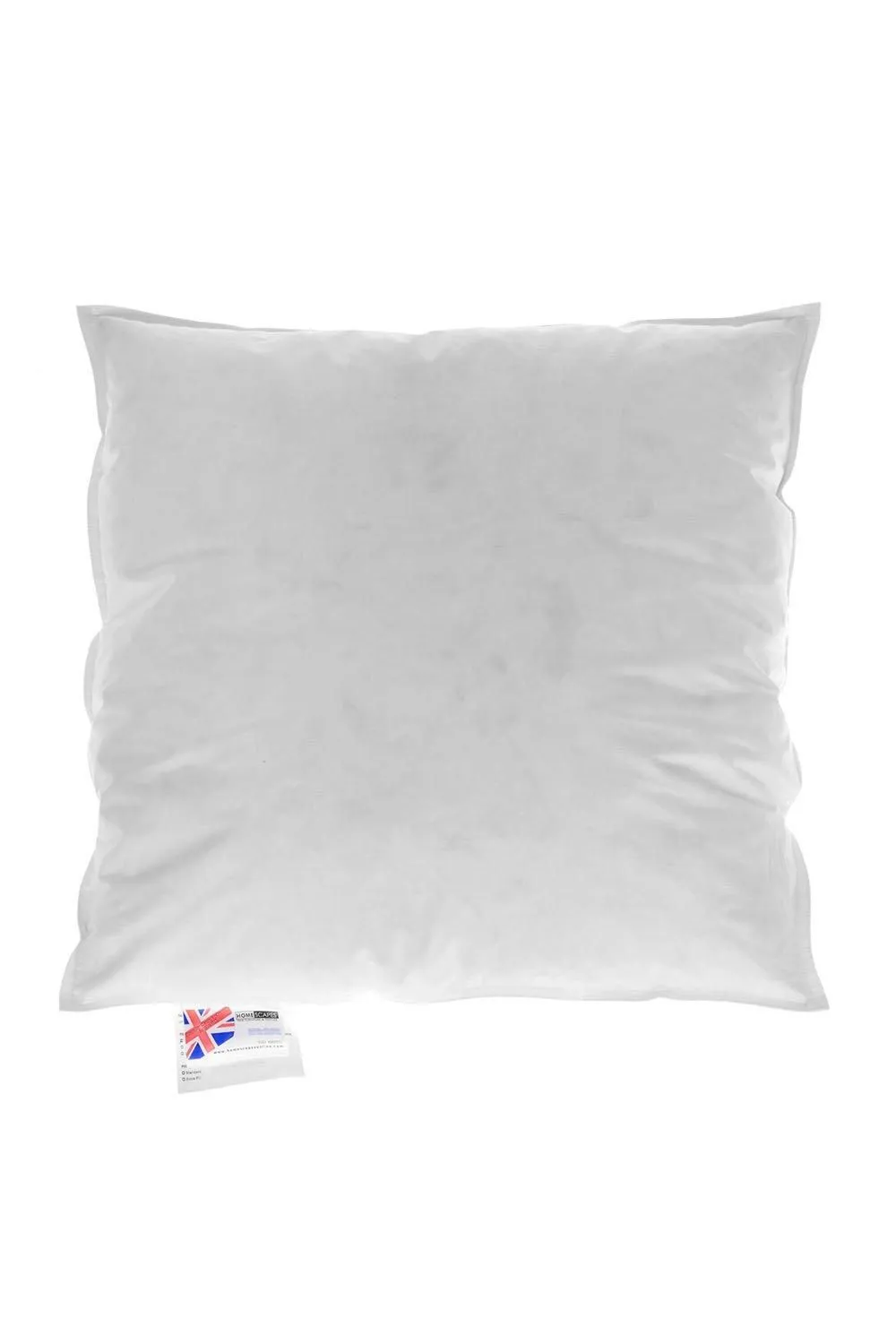 Homescapes Goose Feather & Down Cushion Pads Inner Insert Filler in White