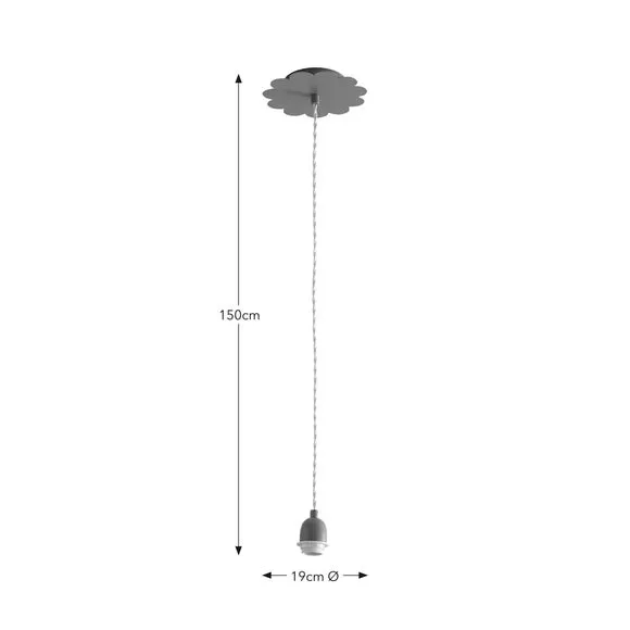 Petal Adjustable Flex Ceiling Light Cable 5