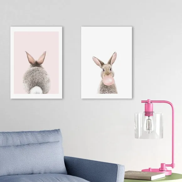 East End Prints Set of 2 Baby Bunny Prints 1