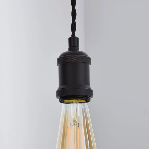 Return - Charlie Industrial Adjustable Pendant Flex Ceiling Light Cable 2