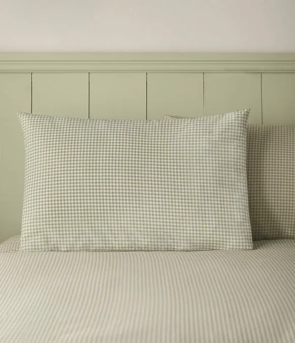 Sydney Gingham Polycotton Duvet Cover & Pillowcase Set 3
