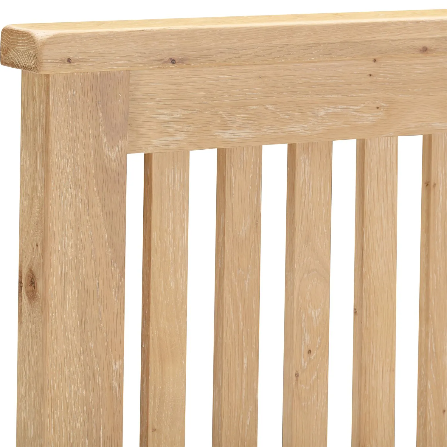 Seconique Windsor 4'6" (Double) Bed Low Foot End (Part Assembled) in Light Oak 6