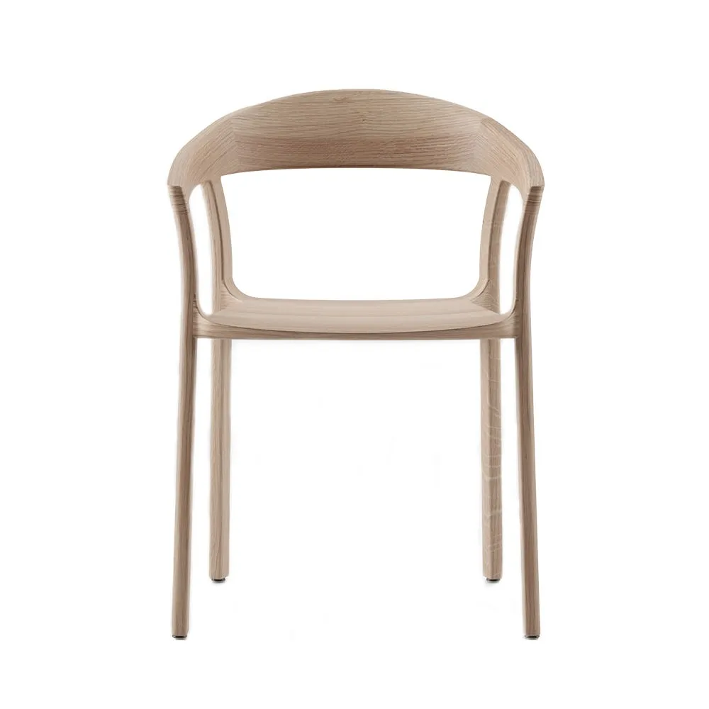 Artisan Tara Armchair Oak White Oil A03 Wooden Seat 2