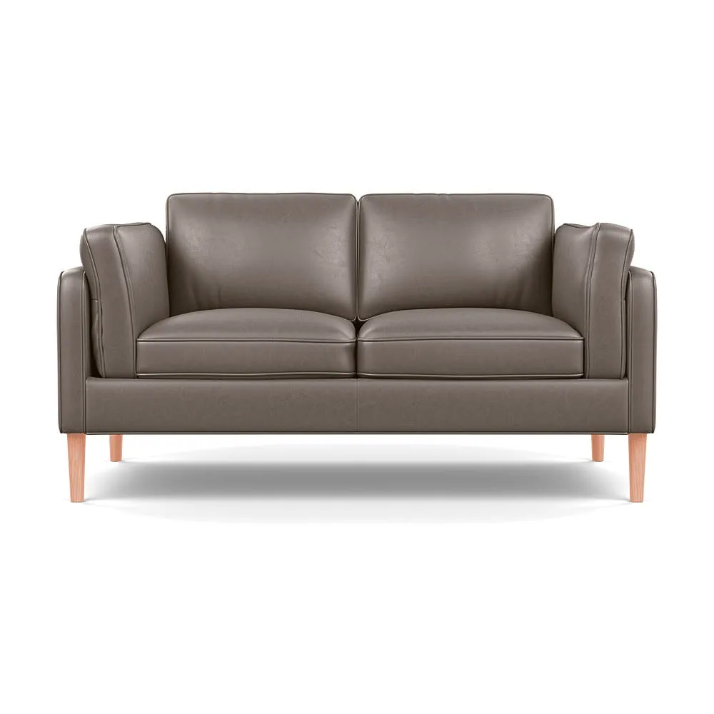 Heal's Sonno 2 Str Sofa Daino Leather Elephant Natural Feet 1