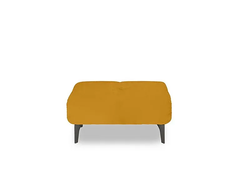 Sienna Fabric Large Footstool - Opulence Saffron