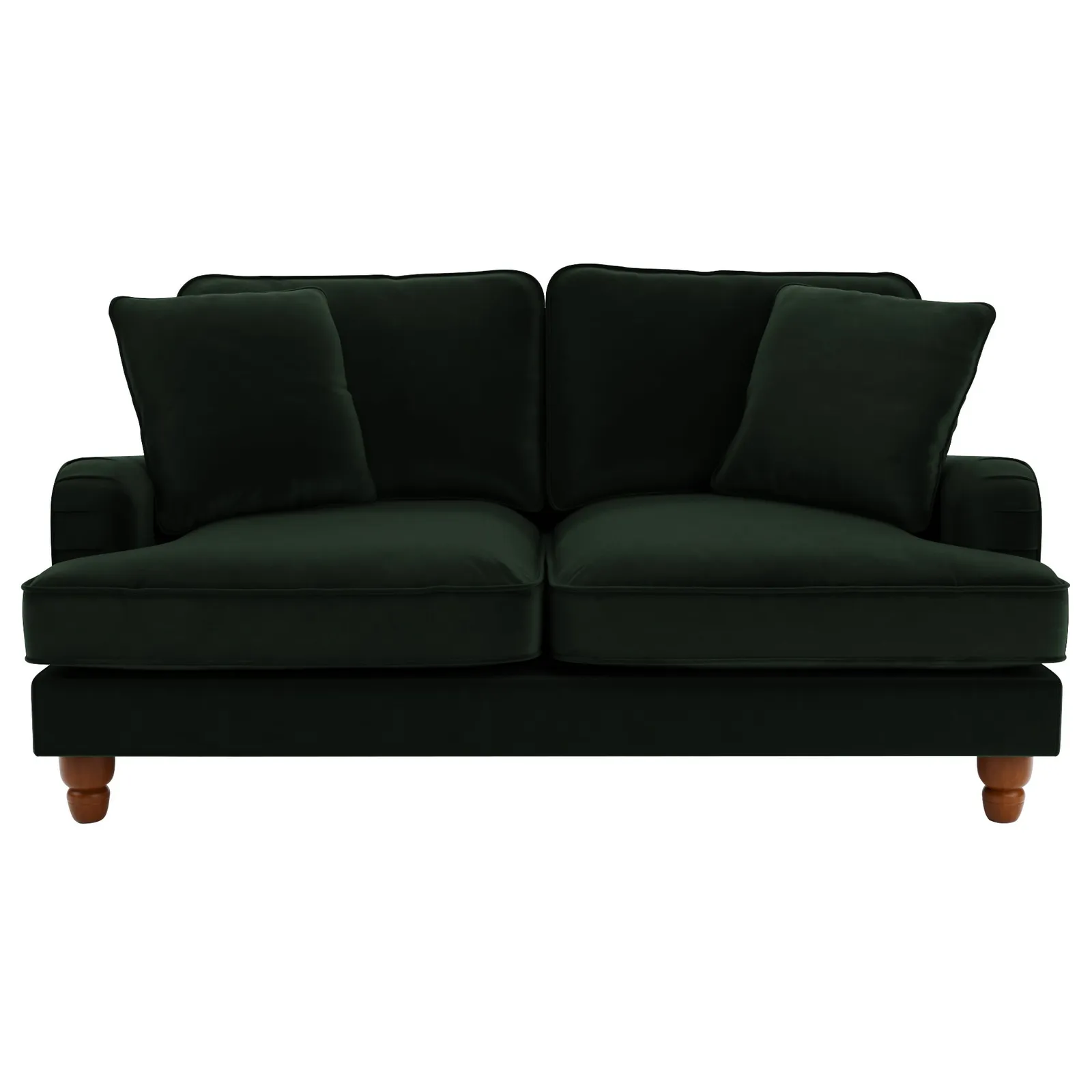Beatrice Velvet 2 Seater Sofa Green