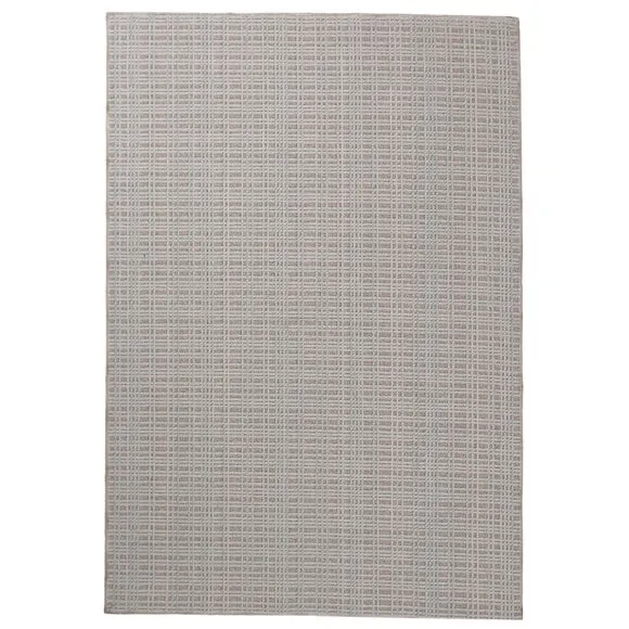 Woven Check Textured Washable Rug 5
