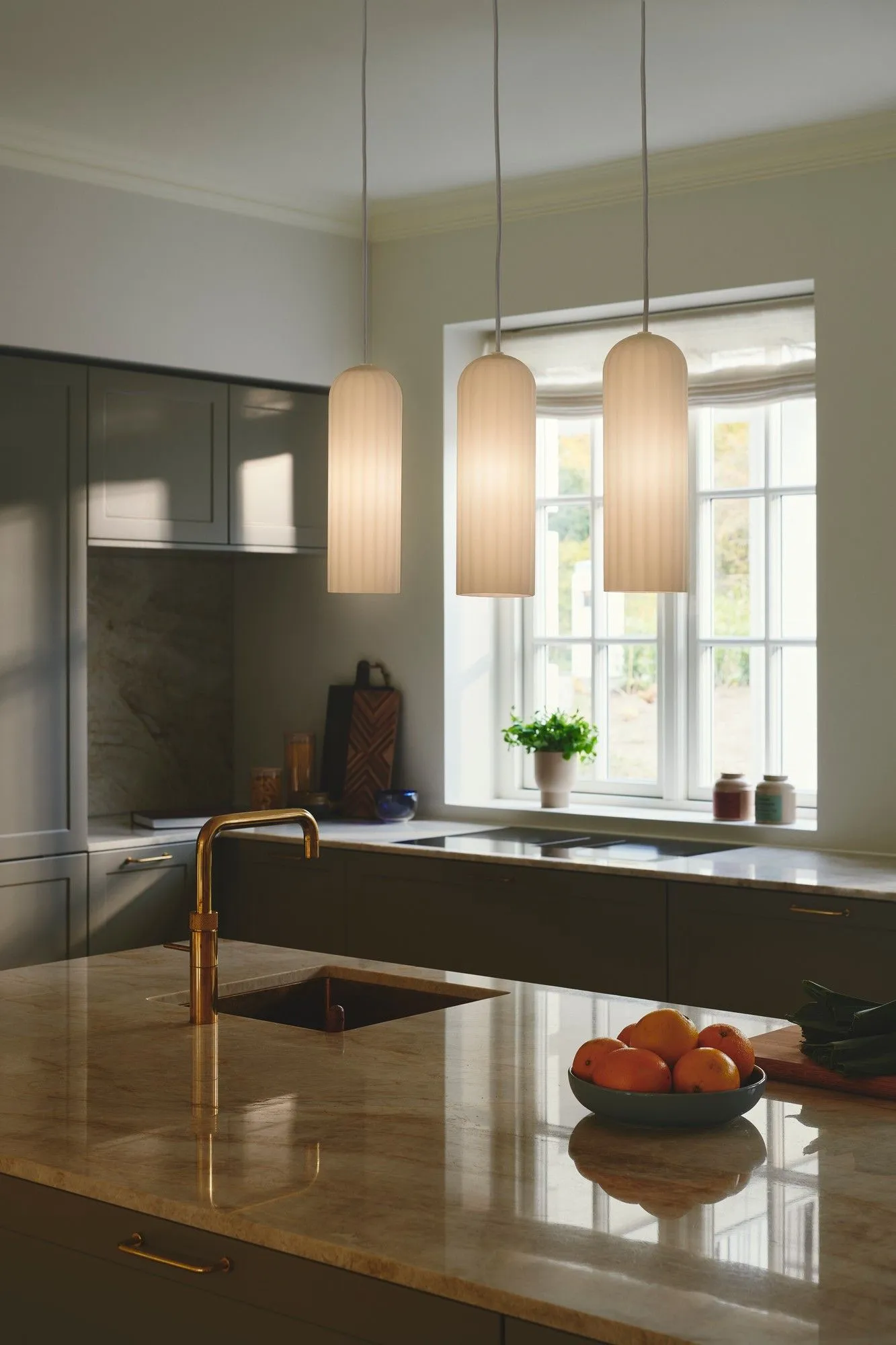 Nordlux Miella Pendant Light Opal White Glass Dining Room E27 Mains 6