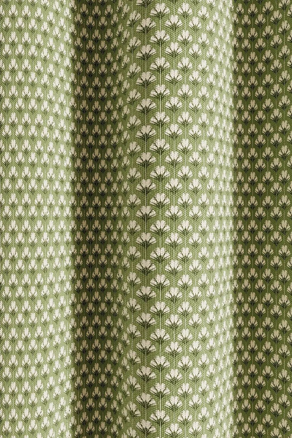Ted Baker 'Palm Geo' Cotton Lined Curtains in Green 3