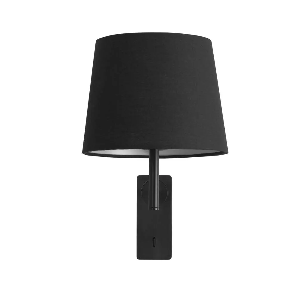 Netlighting Aura Wall Lamp with Shade Black E27 3