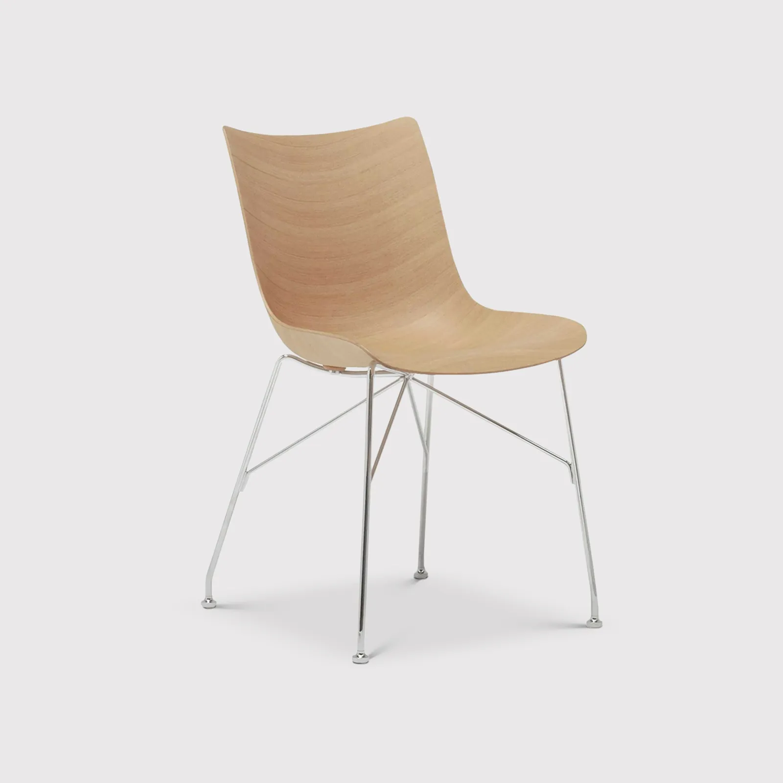 Kartell Smartwood Dining Chair, Neutral | Barker & Stonehouse