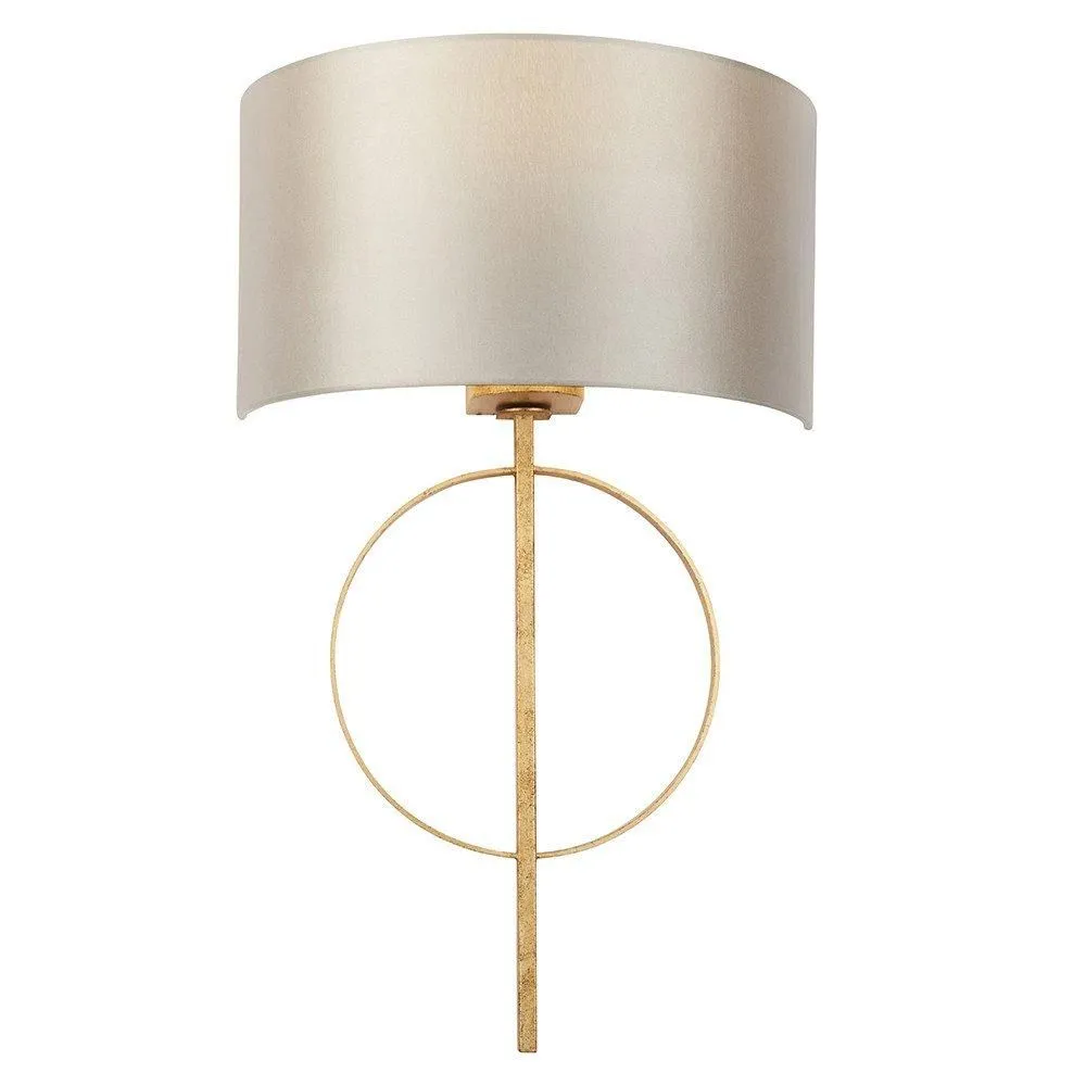 Netlighting 'TRENTO' Dimmable Stylish Contemporary Indoor 5 Light Fabric Wall Lamp in Rose Gold