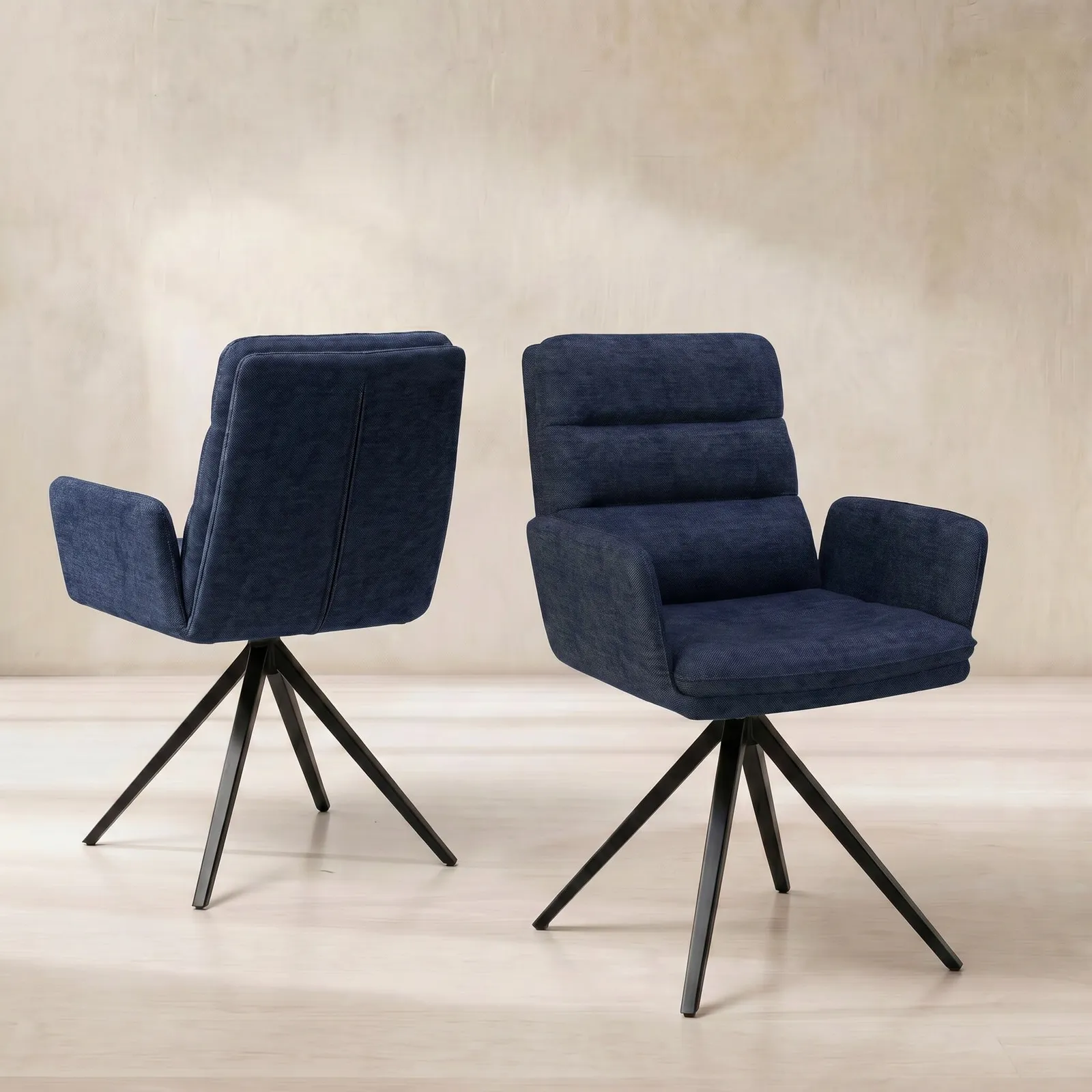Innsbruck Swivel Dining Chair Fabric | Barker & Stonehouse