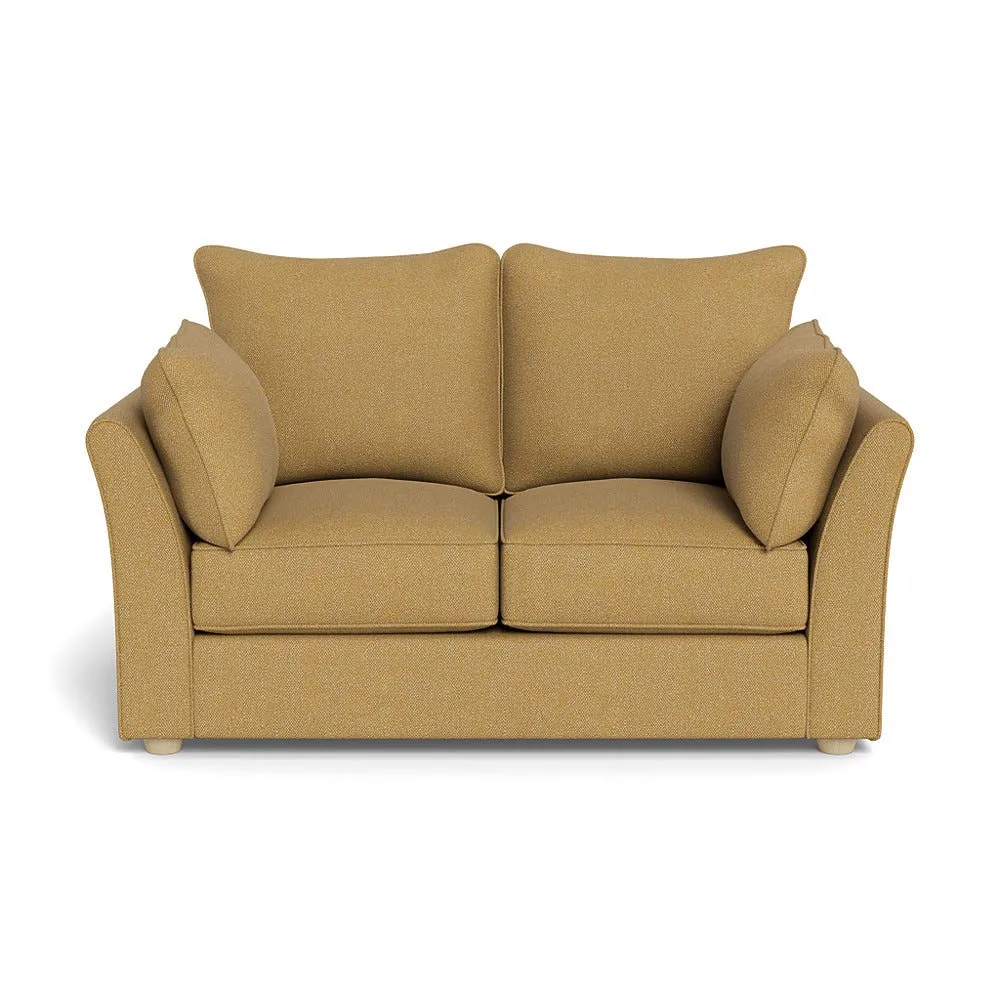 Heal's Tailor 2 Seater Sofa Boucle Tweed Citrine Natural Beech Feet 1