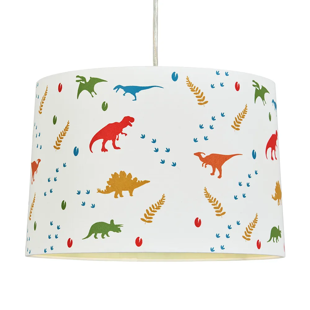 Glow Dinosaur Glow In The Dark Easy Fit Shade, White