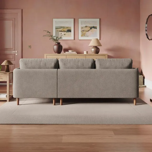 Max Multi Yarn Boucle Corner Chaise Sofa 2