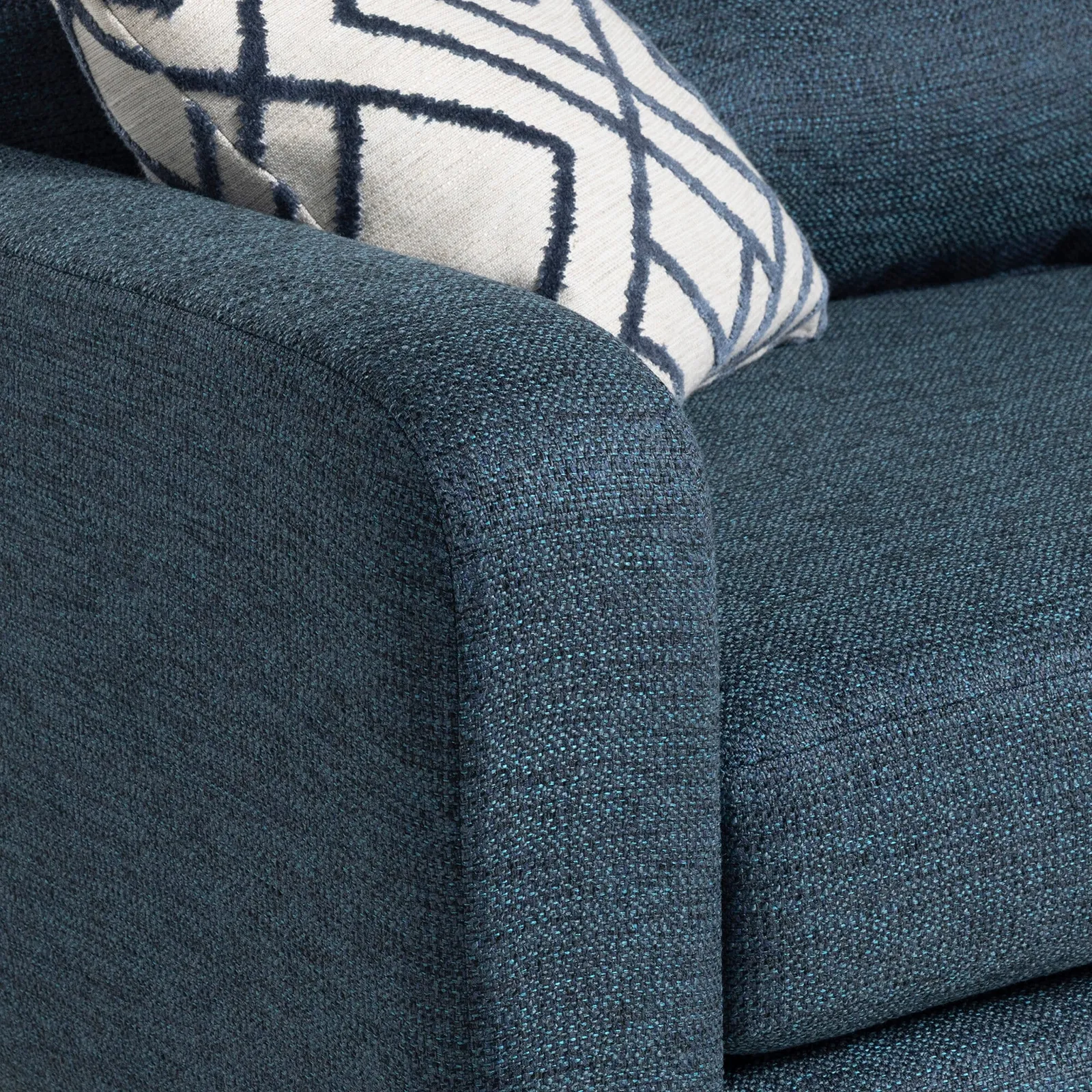 Myers Large Sofa, Blue Fabric | Barker & Stonehouse 5