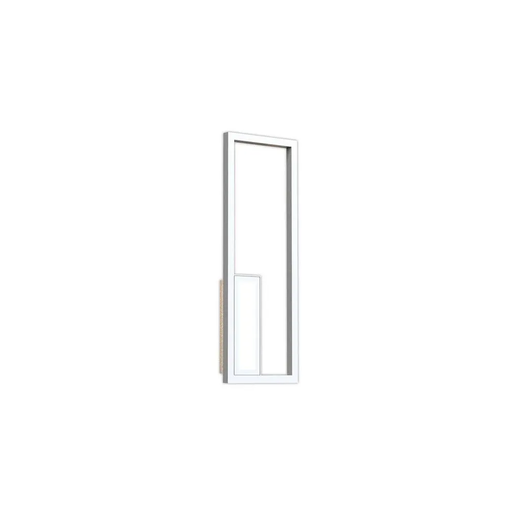 Netlighting Boutique Rectangle Wall Lamp 21W LED 3000K 1130lm White 3yrs Warranty