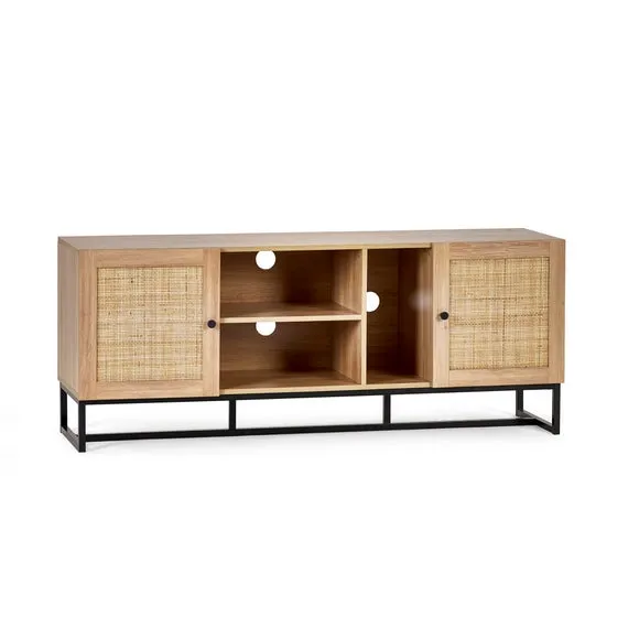 Hollis Oak TV Unit for TVs up to 67" 2