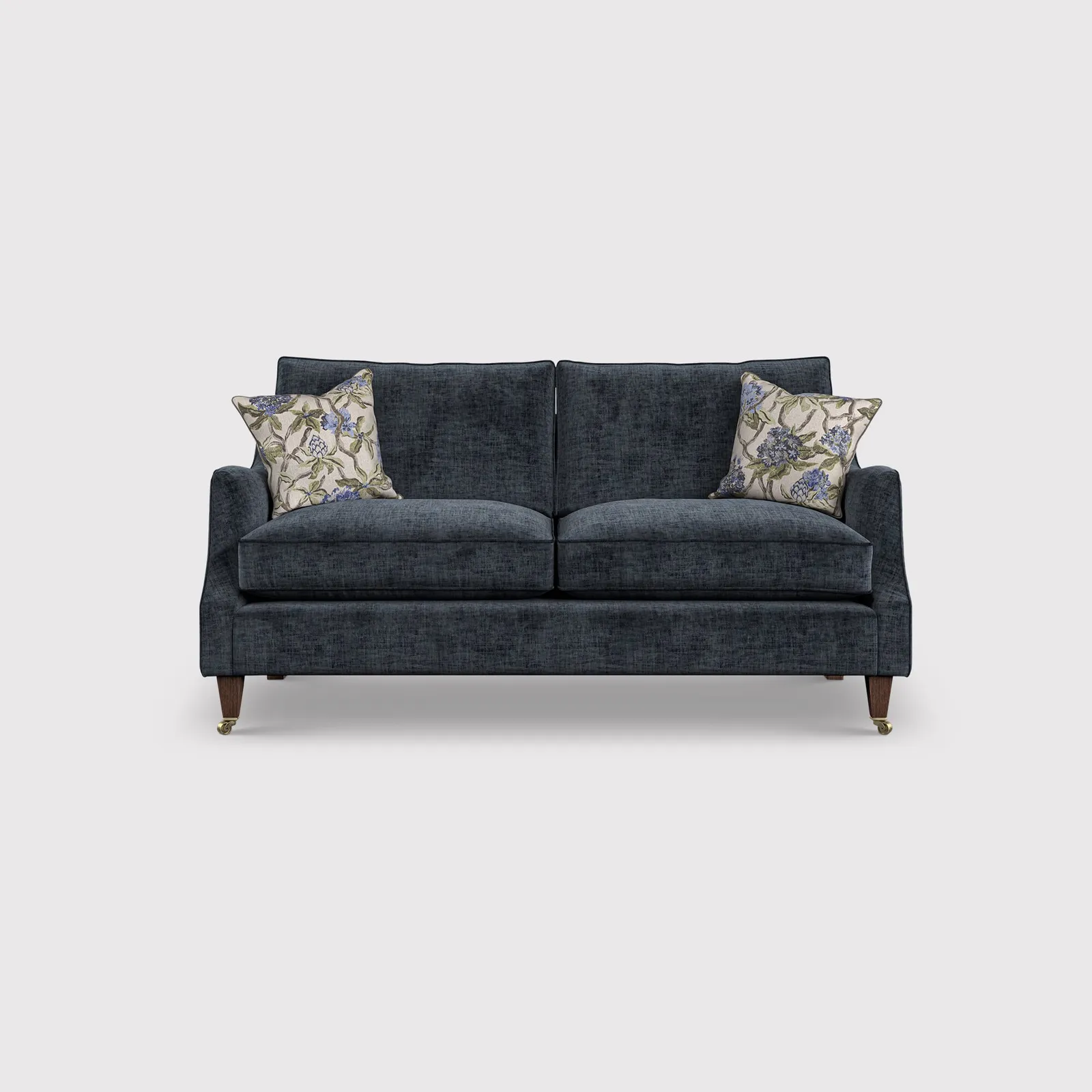 English Heritage Quarry 26 Medium Sofa- Pre-Set Scatters, Blue Fabric | Barker & Stonehouse 1